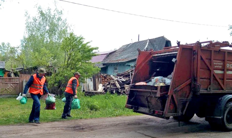 Вывоз мусора из частного дома в Череповце в октябре