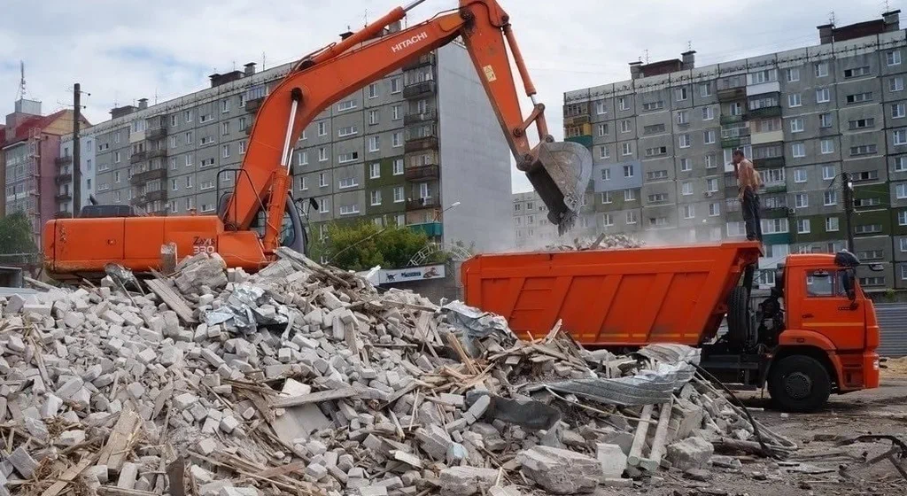 Профессиональный вывоз строительного мусора в Череповце в октябре