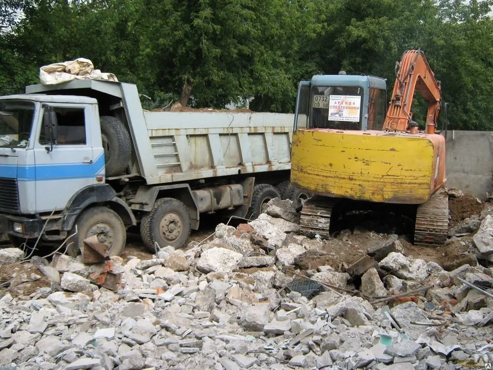 Вывоз бетонного боя и утилизация в Череповце в октябре